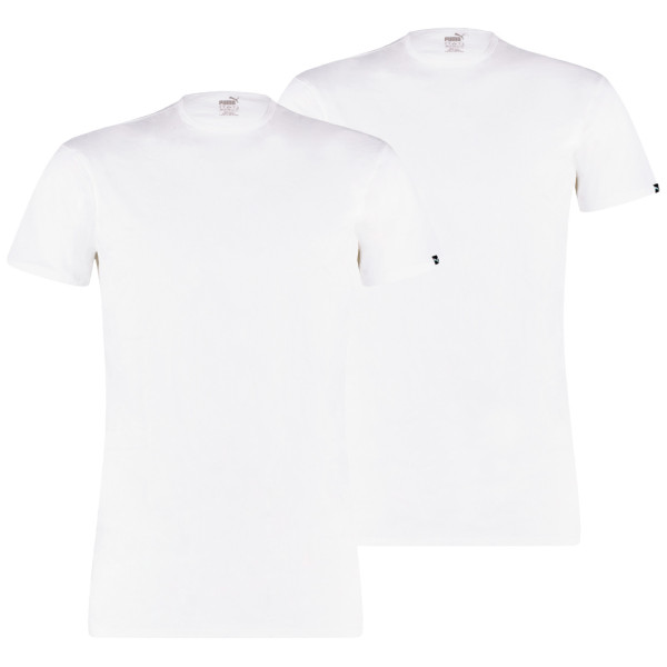 Puma Basic 2P Crew Tee férfi thermo felső fehér White