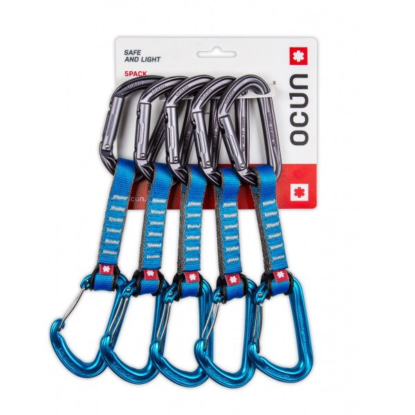 Expresszek Ocun HAWK QD Combi PA 16, 10cm 5 pack kék