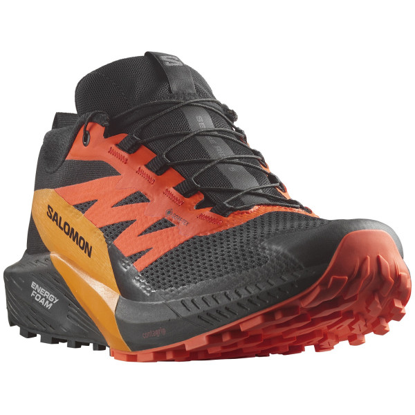 Salomon Sense Ride 5 Gore-Tex férfi futócipő fekete/piros