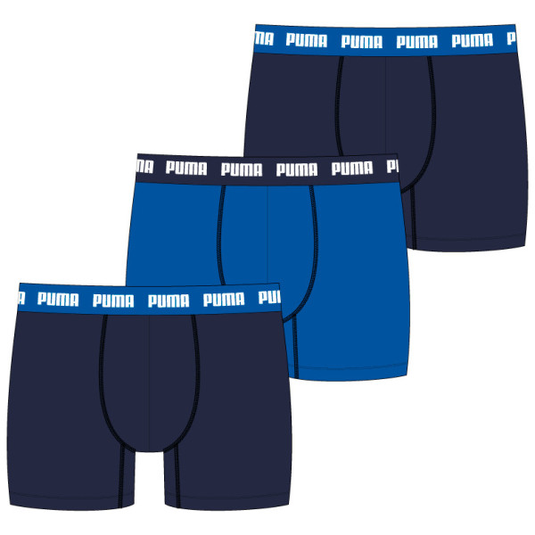 Puma Everyday Boxers 3P férfi boxer kék Blue Combo