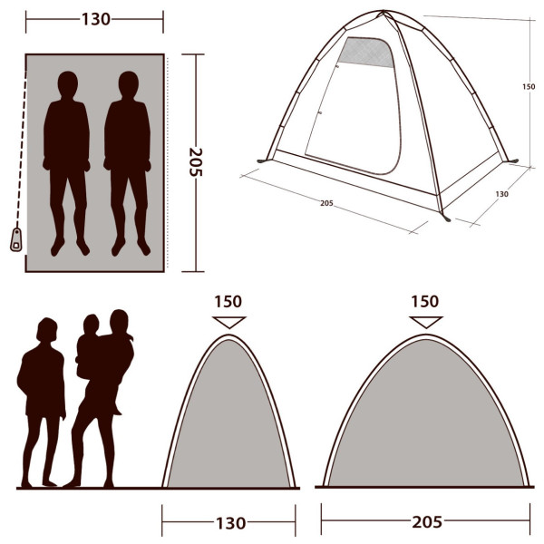 Outwell Free Standing Inner hálófülke