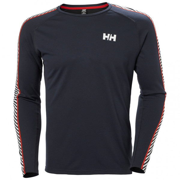 Férfi funkciós póló Helly Hansen Lifa Active Stripe Crew sötétkék