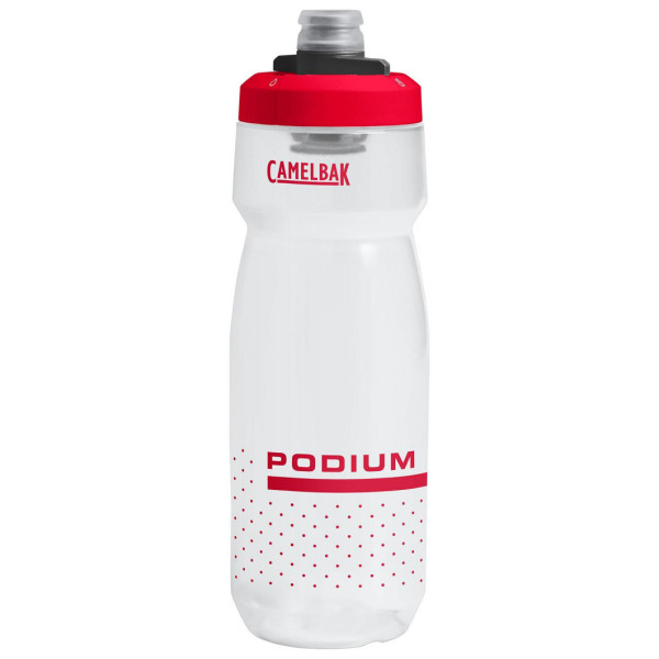 Biciklis kulacs Camelbak Podium 0,71l fehér/piros