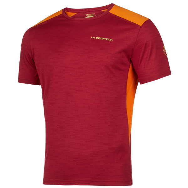 La Sportiva Embrace T-Shirt M férfi póló piros Sangria/Hawaiian Sun