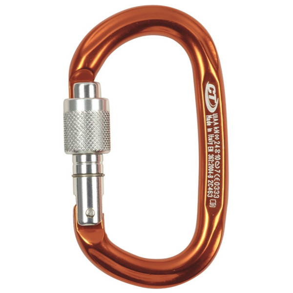 Climbing Technology Pillar SG karabiner narancs