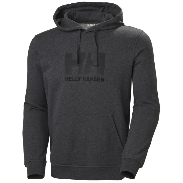 Helly Hansen Hh Logo Hoodie férfi pulóver szürke Ebony Melange