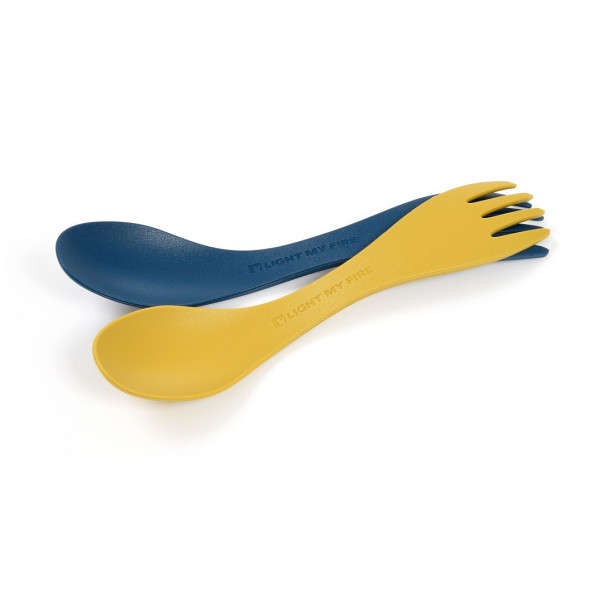 Gyerek evőeszköz Light My Fire Spork Little BIO 2-pack kék/sárga