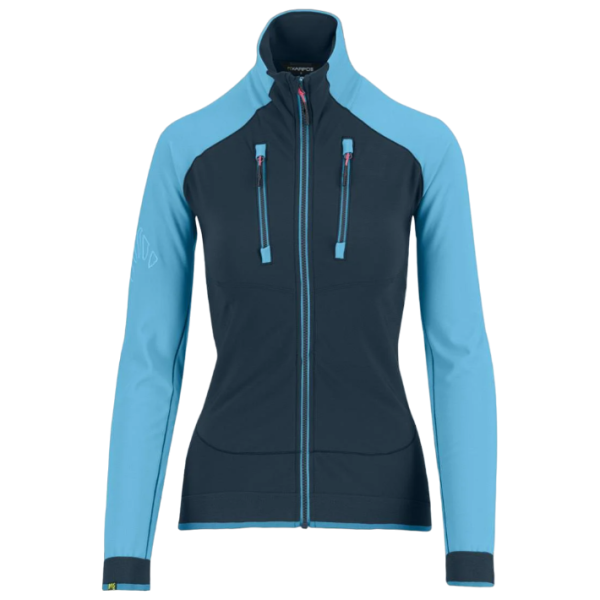 Karpos Alagna Evo W Jacket női funkcionális pulóver kék/világoskék Midnight/Blue Atoll