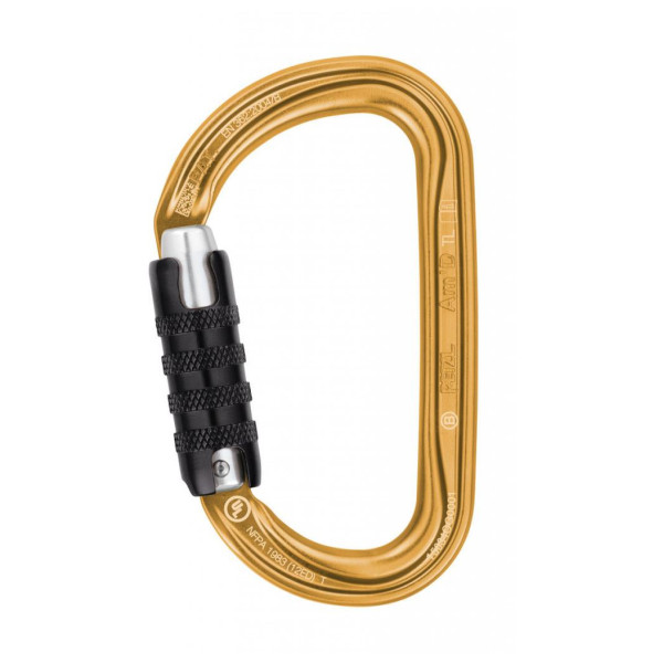 Petzl Am´D Triact-Lock gold karabiner