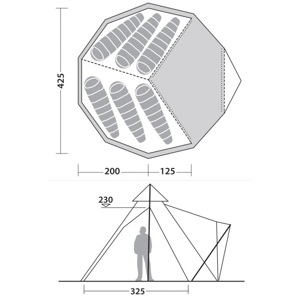 Hálófülke Robens Inner tent Chinook Ursa