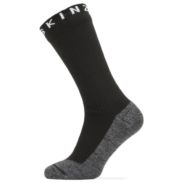 SealSkinz Nordelph vízálló zokni fekete/szürke Black/Grey Marl/White