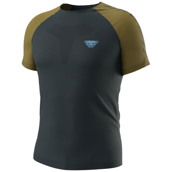 Dynafit Ultra 3 S-Tech S/S Tee M férfi funkcionális póló kék/zöld