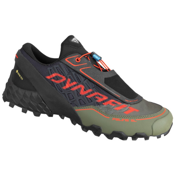 Dynafit Feline Sl Gtx férfi futócipő fekete/zöld Winter Moss/Black Out