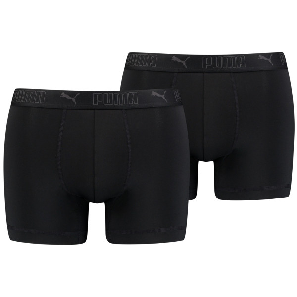 Puma Sport Microfiber Boxers 2P férfi boxer fekete Black