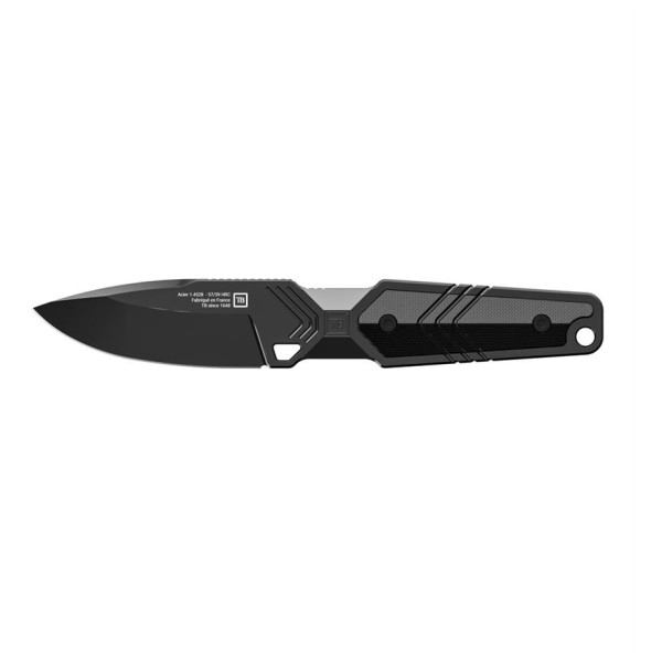 TB OUTDOOR Monobloc Knife Impact 127 Black Pvd G10 kés fekete