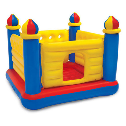 Intex Inflatable Bouncer Castle House ugrálóvár kevert színek