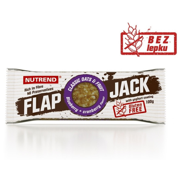 Energiaszelet% Nutrend Flapjack Gluten Free