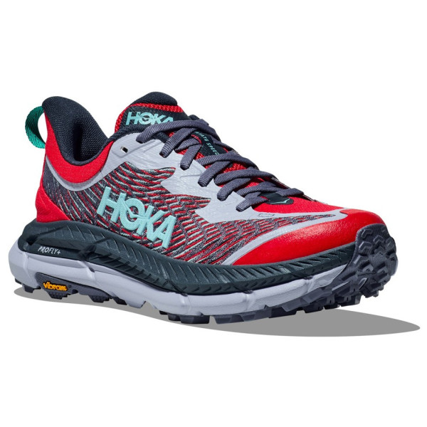 Hoka W Mafate Speed 4 női cipő piros Cerise / Stormy Skies