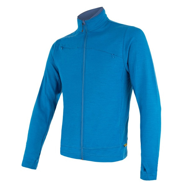 Férfi pulóver Sensor Merino Upper kék modrá