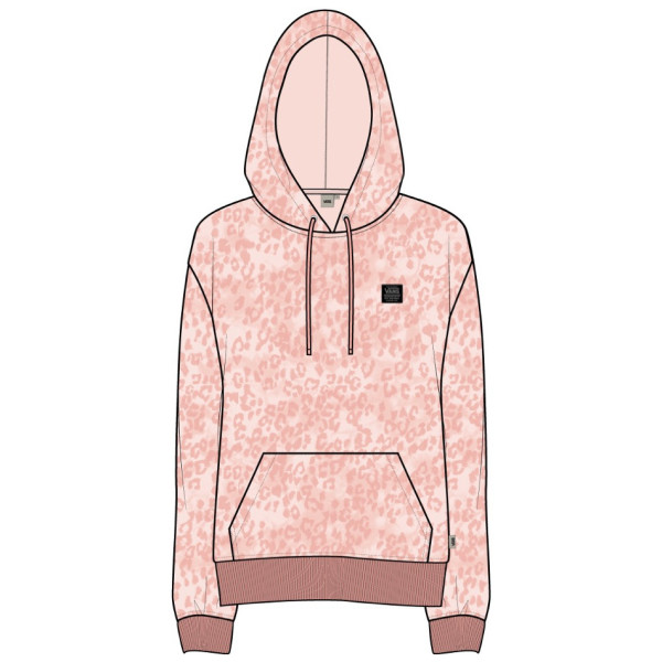 Vans Cheetah Dye Hoodie női pulóver rózsaszín