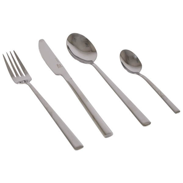 Bo-Camp Cutlery set 4 pcs evőeszköz készlet ezüst Silver