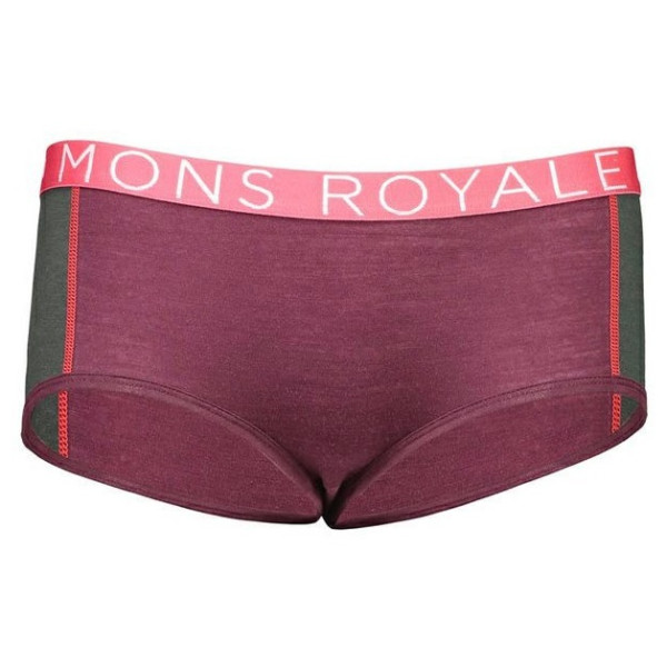 Fehérnemű Mons Royale Sylvia Boyleg Panel Folo lila Burgundy / Forest Green