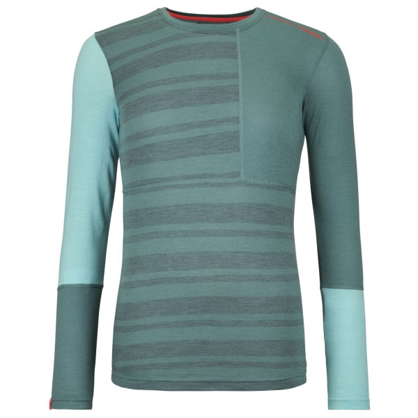 Ortovox 185 Rock'N'Wool Long Sleeve W női funkcionális felső szürke arctic grey