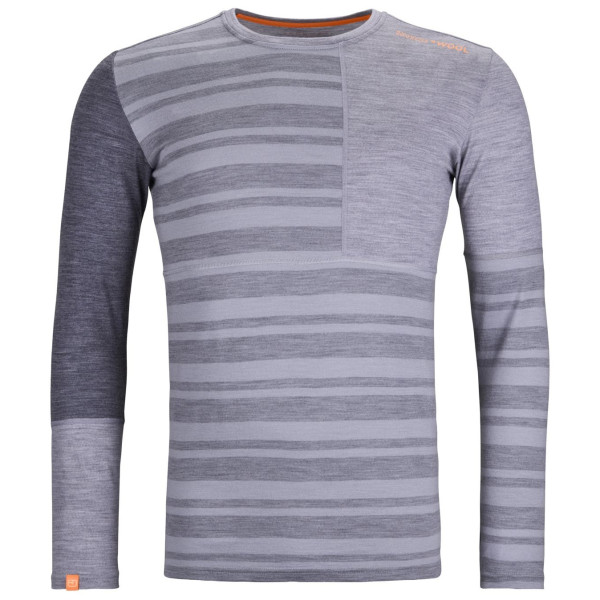 Ortovox 185 Rock'N'Wool Long Sleeve M férfi funkcionális póló szürke grey blend