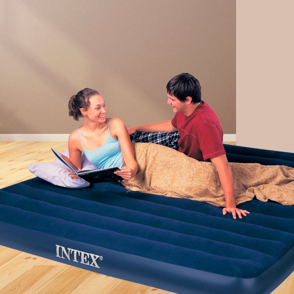 Felfújható matrac Intex Queen Classic Downy Airbed