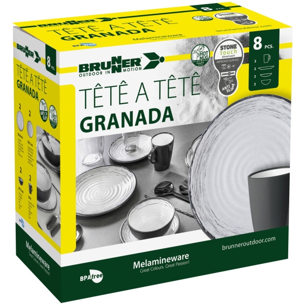 Brunner Set tête-à-tête Granada 8 pcs edénykészlet