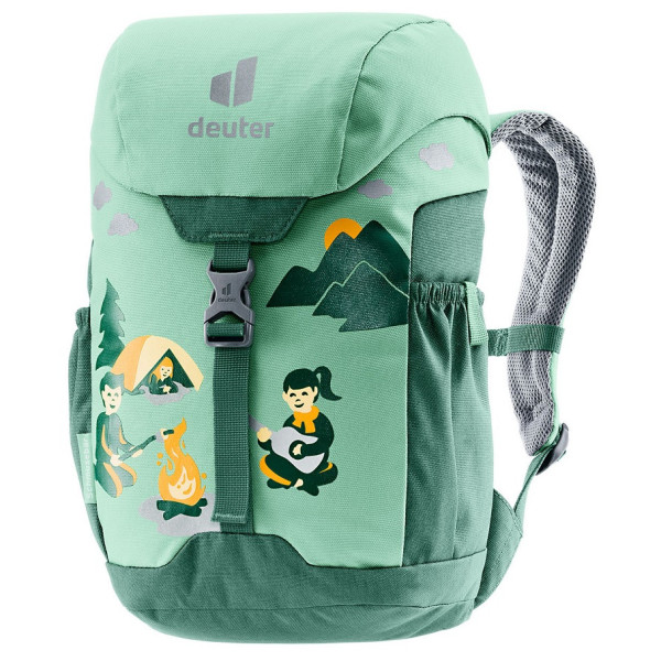 Deuter Schmusebär gyerek hátizsák zöld/narancs spearmint-seagreen