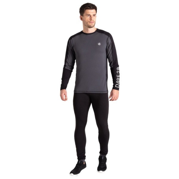 Dare 2b Exchange IIII Baselayer Set férfi funkcionális szett szürke/fekete Black/Ebony