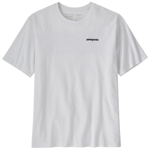 Patagonia P-6 Logo Responsibili Tee férfi póló fehér White