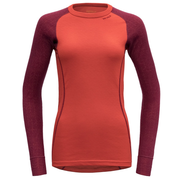 Női póló Devold Duo Active woman shirt piros