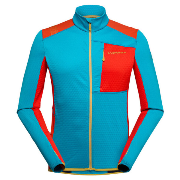 La Sportiva True North Jkt M 2024 férfi dzseki kék/piros Tropic Blue/Cherry Tomato