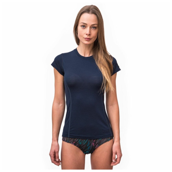 Női funkcionális felső Sensor Merino Active Deep Blue