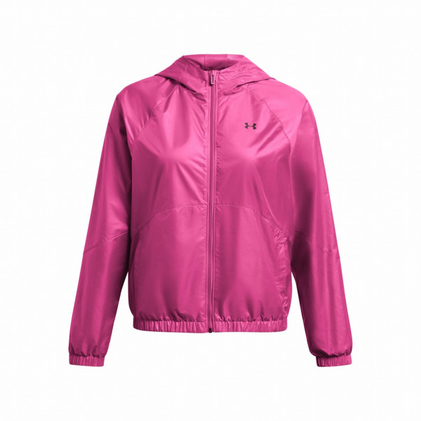 Under Armour SPORT WINDBREAKER JKT női pulóver rózsaszín AstroPink/Black