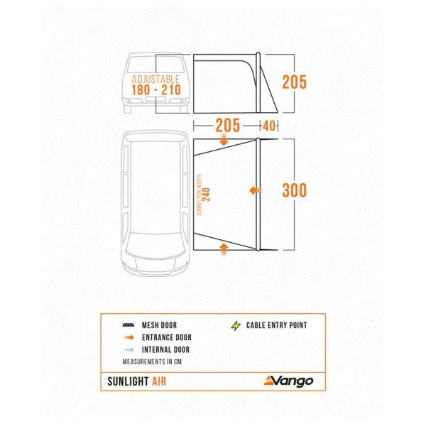 Vango Sunlight Air Low elősátor