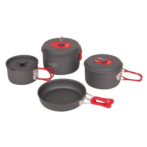 Edénykészlet Bo-Camp Cookware set Explorer XL szürke