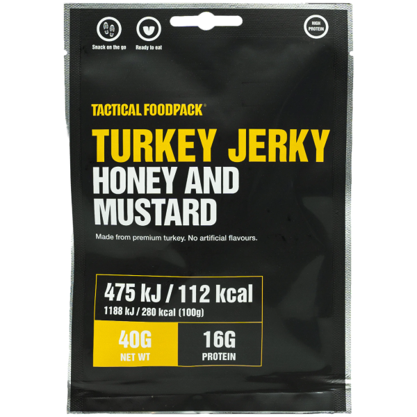 Tactical Foodpack Turkey Jerky Honey & Mustard jerky