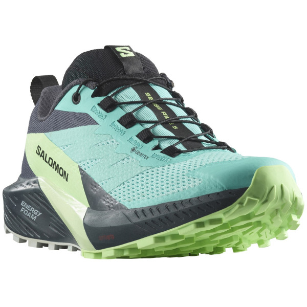 Salomon Sense Ride 5 Gore-Tex női futócipő kék/zöld