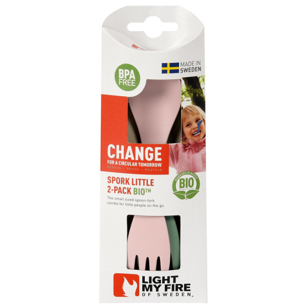 Gyerek evőeszköz Light My Fire Spork Little BIO 2-pack