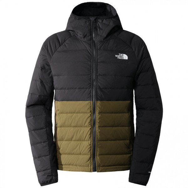 The North Face M Belleview Stretch Down Hoodie férfi dzseki fekete/zöld