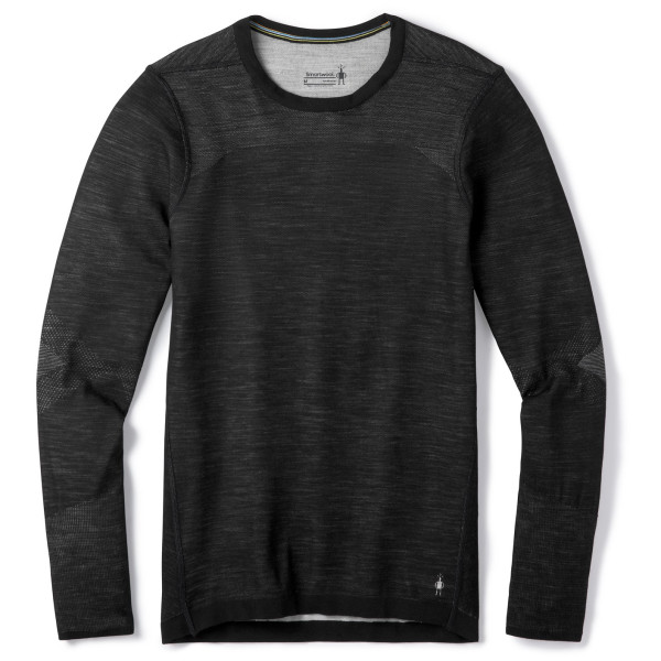 Smartwool M Intraknit Thermal Merino Bl Crew férfi funkcionális póló fekete/fehér black-white