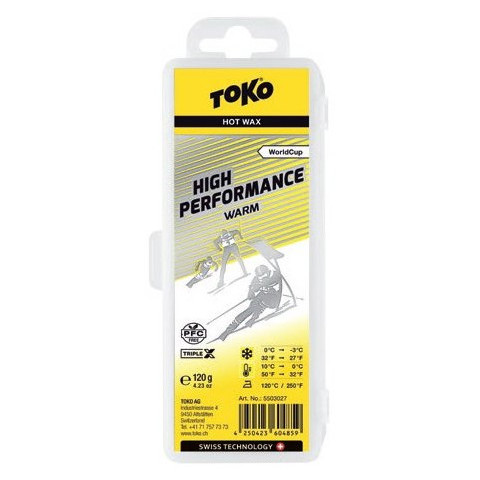 TOKO World Cup High Performance Warm 120g TripleX viasz