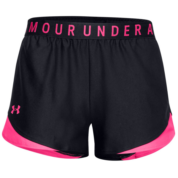 Under Armour Play Up Shorts 3.0 női rövidnadrág fekete/lila Black / Cerise / Cerise