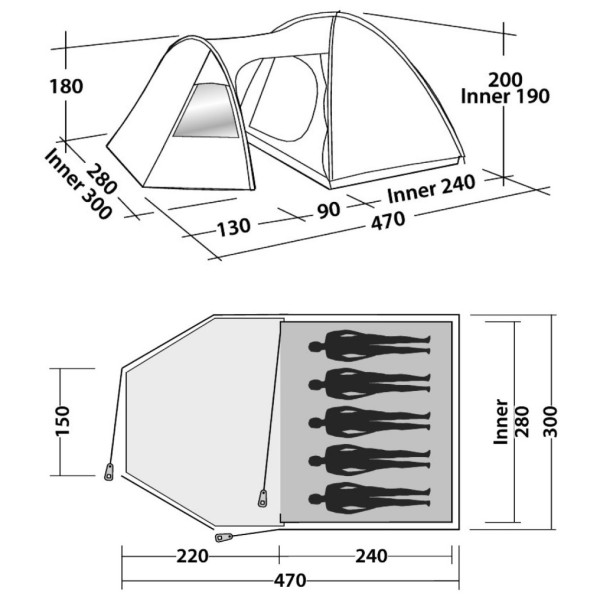 Easy Camp Eclipse 500 sátor