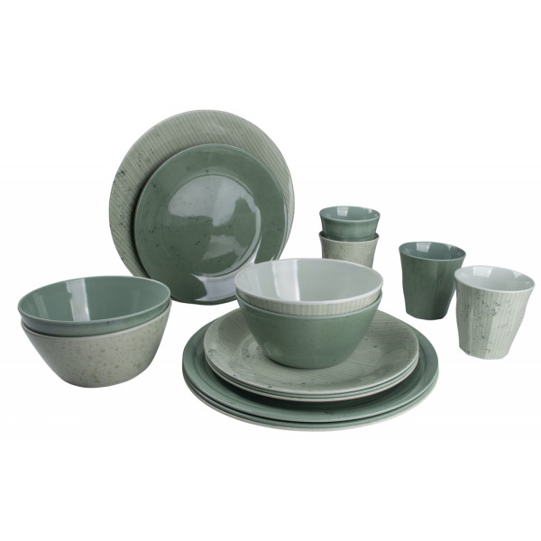 Bo-Camp Mix & Match 16 100% Melamine edénykészlet