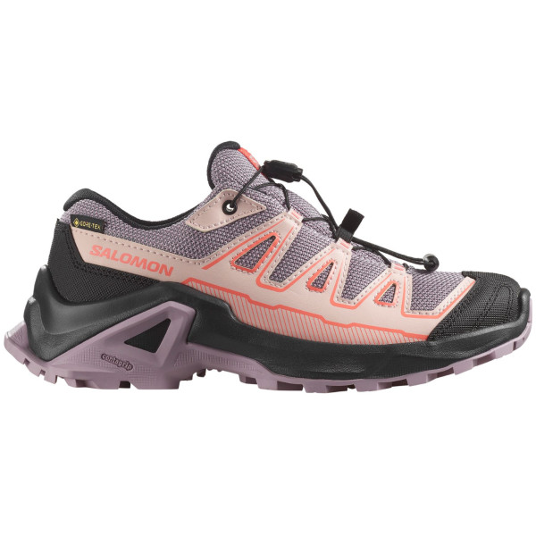 Salomon X Ultra Gore-Tex gyerek cipő rózsaszín Nirvana / Black / Fusion Coral