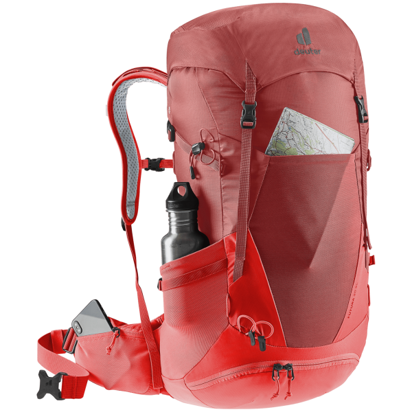 Deuter Futura 30 SL női hátizsák piros caspia-currant